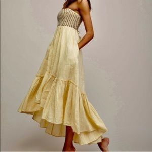 Yellow free people dress !